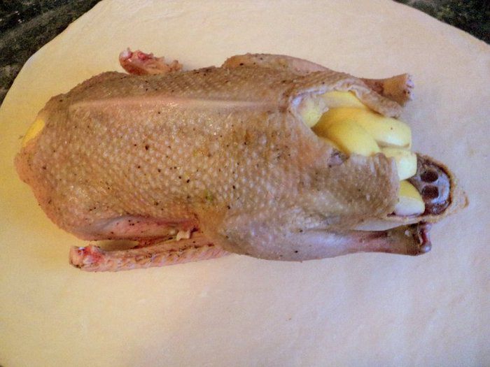 Утка в тесте