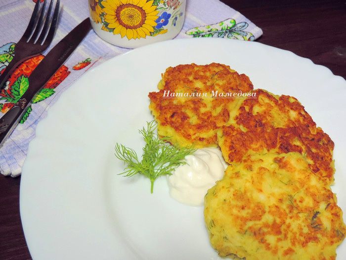 Куриные оладушки
