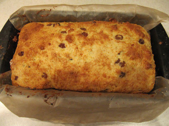 Творожный кекс с изюмом