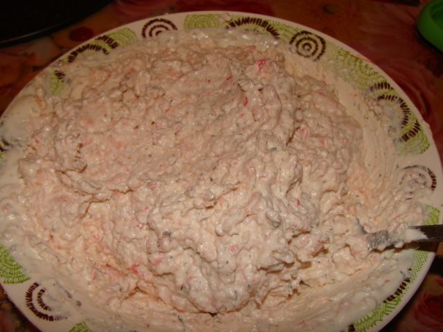 Закусочные эклеры с креветочным кремом