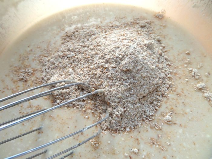 Оладушки с финиками и бананами (постные)