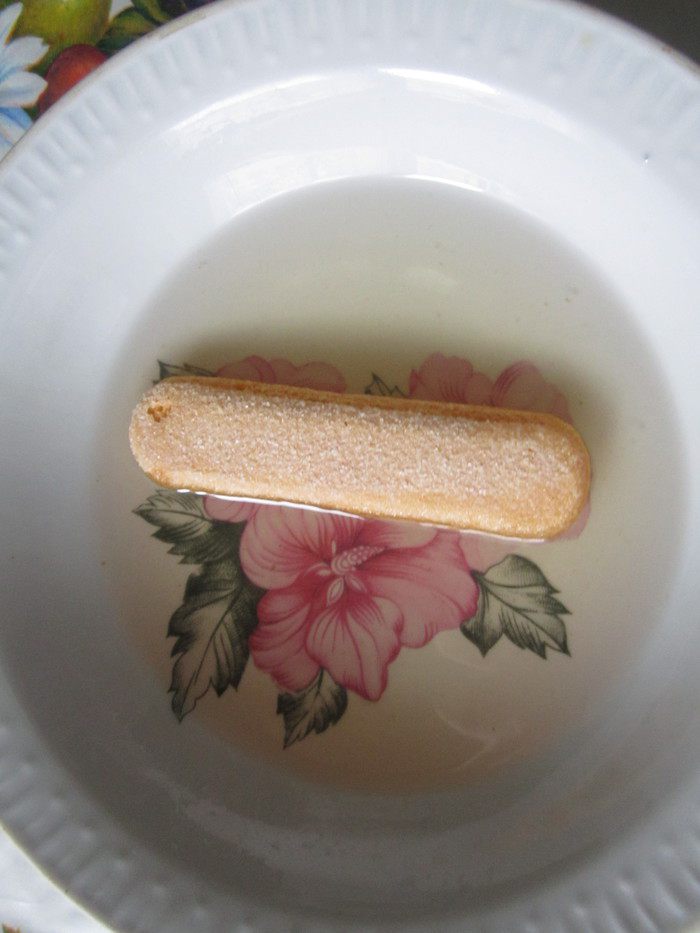 Тирамису с грушей и лаймовым курдом