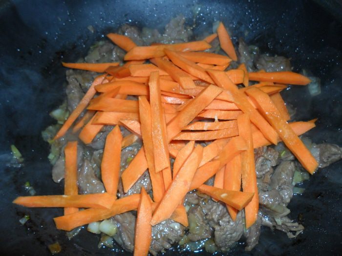 Мясо с овощами