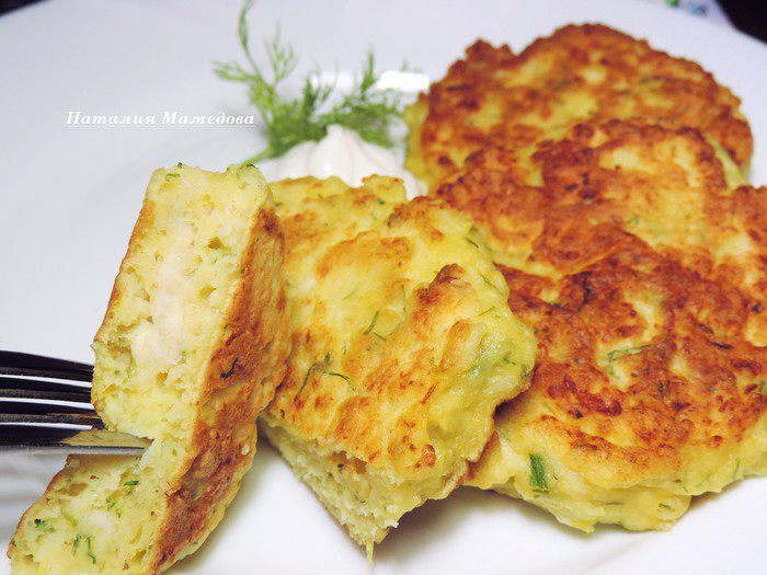 Куриные оладушки