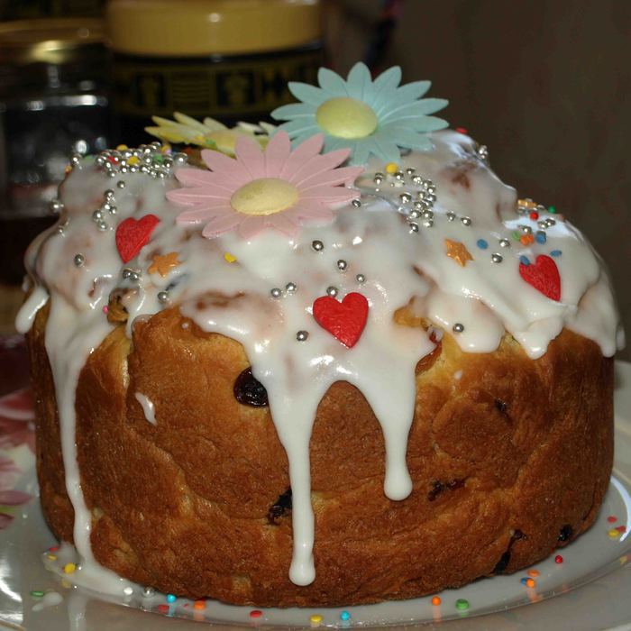 Кулич &amp;quot;Пасхальный&amp;quot; с изюмом
