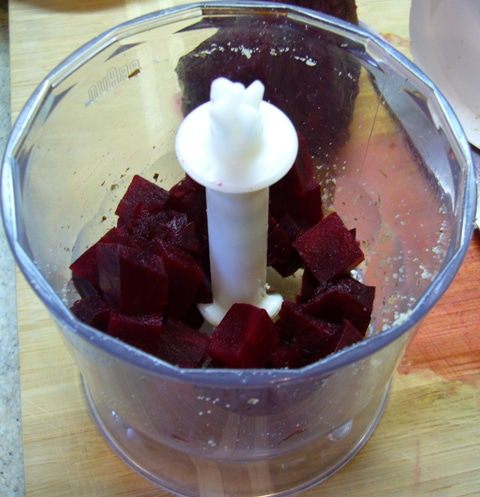 Свекольно-ореховые маффины