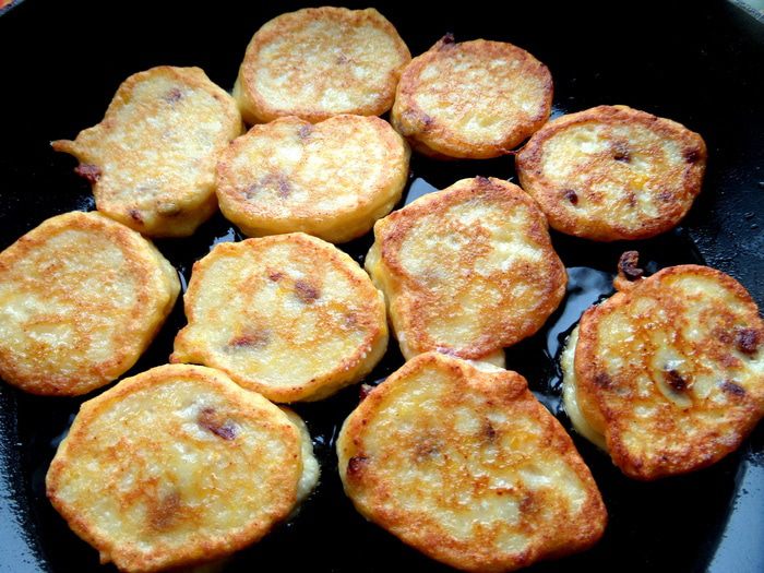 Тыквенно-творожные оладушки