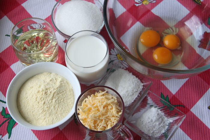 Бразильский кукурузный пирог с сыром (Bolo de Fubá Cremoso)