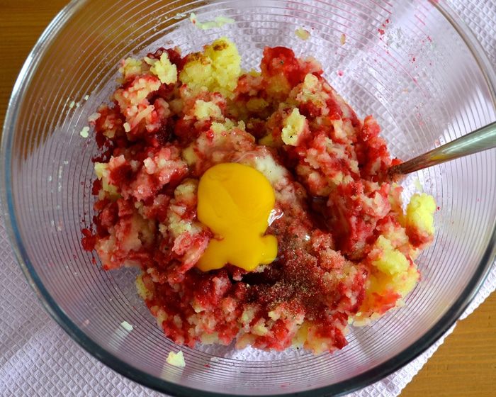 Итальянские ньокки со свеклой