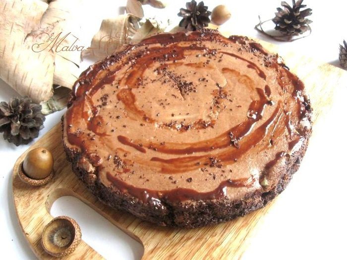 Шоколадно-лимонный чизкейк со вкусом горького миндаля