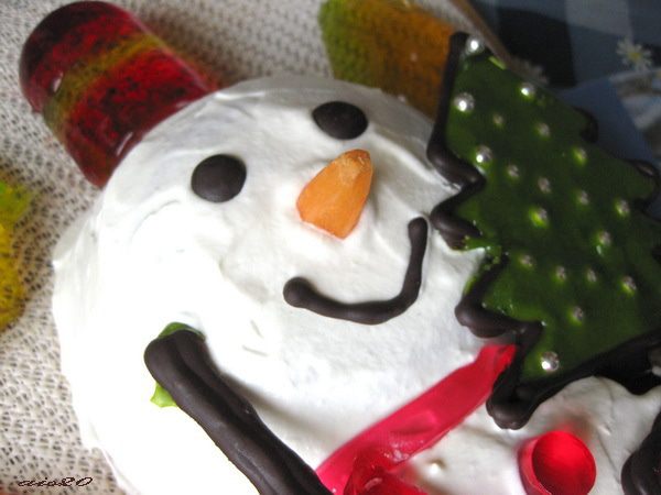 Торт &amp;quot;Снеговик&amp;quot; 