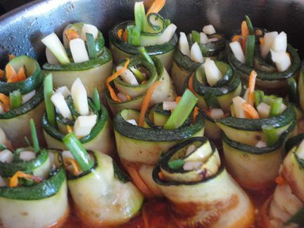 Легкие рулетики с сыром