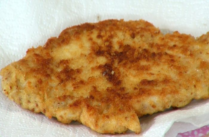 Сэндвич с курицей в сырной корочке 