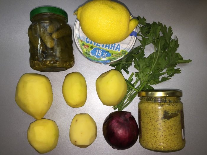 Немецкий картофельный салат