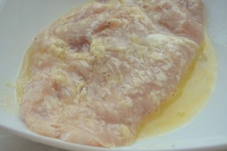 Пьядина с куриной отбивной