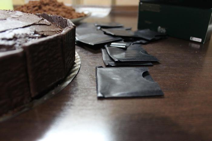 Шоколадно-мятный торт