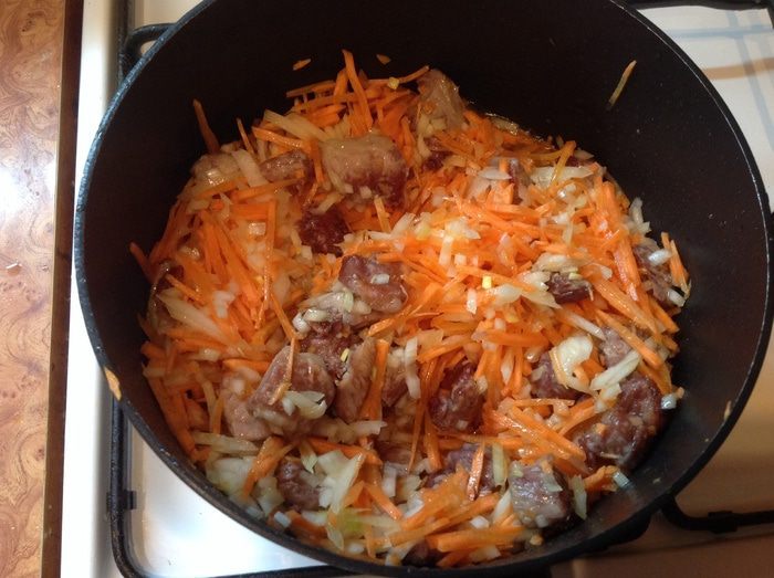 Макаронный плов