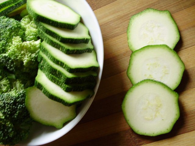 Зеленый овощной киш