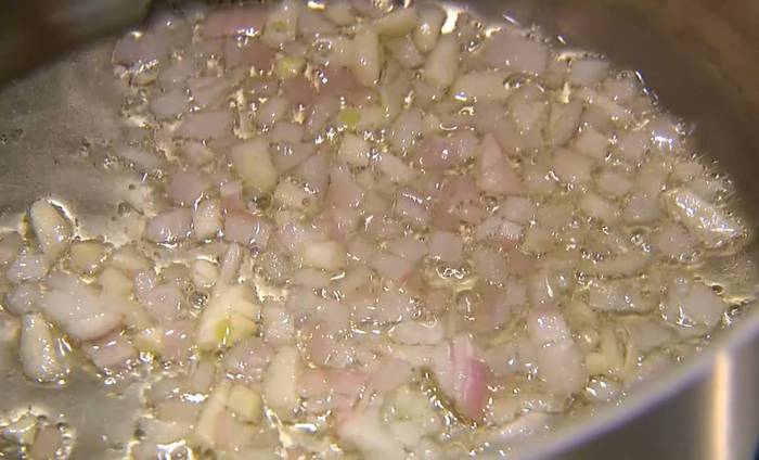 Тыквенный суп с кукурузой и креветками