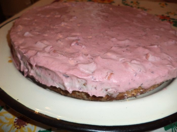 Тарт с клюквенно-яблочной начинкой