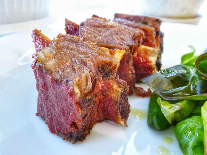 Томленые говяжьи ребра по Дж. Оливеру