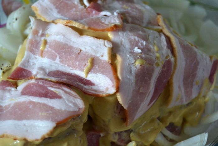 Свинина, запеченная с горчицей от Поля Бокюза