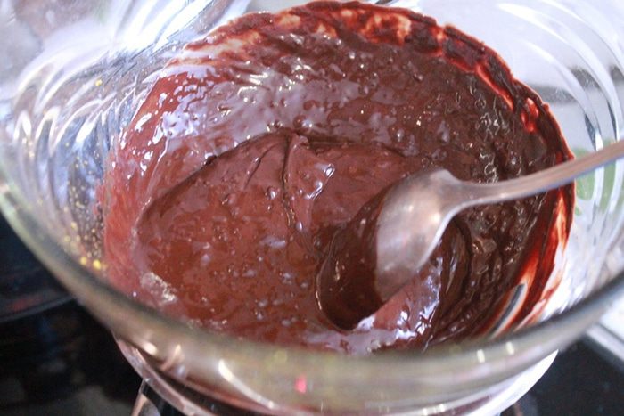 Тыквенный пирог с риккотой и шоколадной глазурью