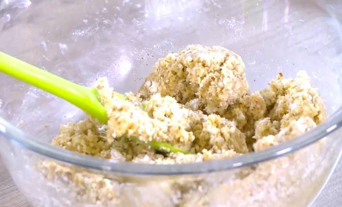 Миндально-творожный пирог с абрикосами 