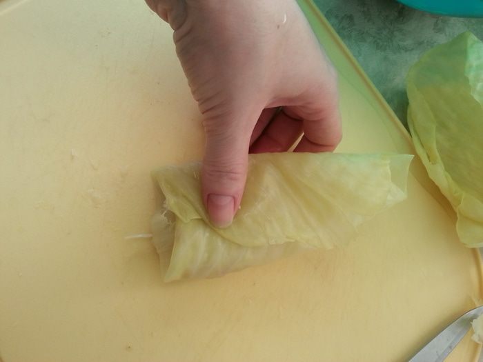 Обычные голубцы + хороший способ подготовки капустных листьев