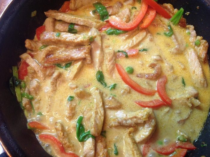 Спагетти с карри