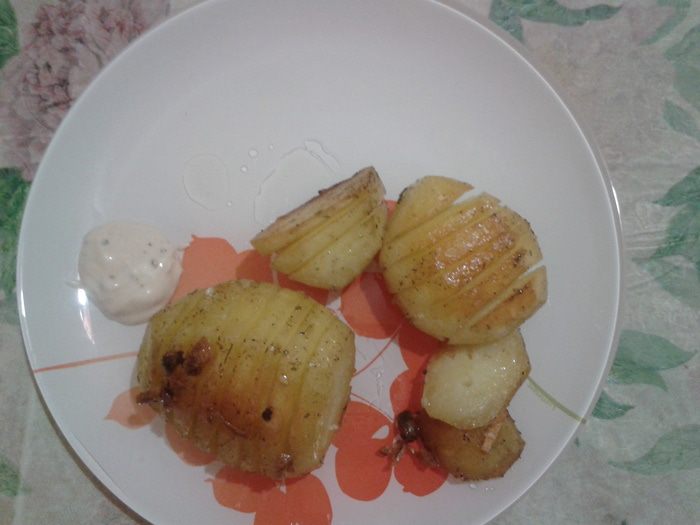 Очень вкусный и ароматный картофель