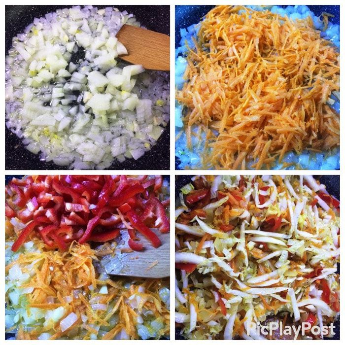 Плетеный пирог с пекинской капустой