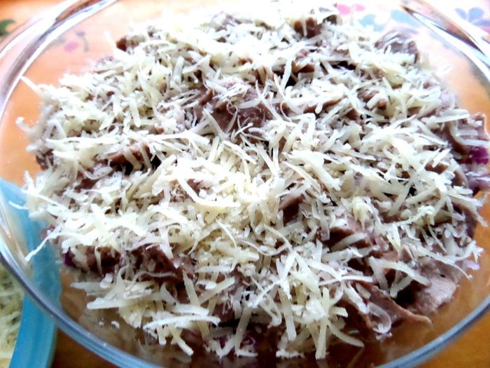 Cалат с печенью &amp;quot;Владивосточный&amp;quot;