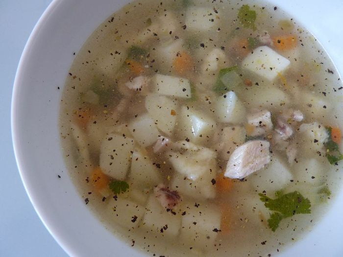 Салат с запеченным бататом 