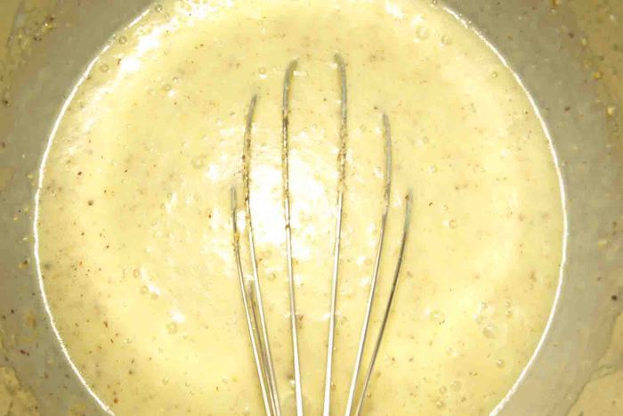 Миндальные блинчики с рикоттой и карамелизированными апельсинами