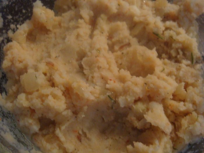 Хлеб с картофельным пюре