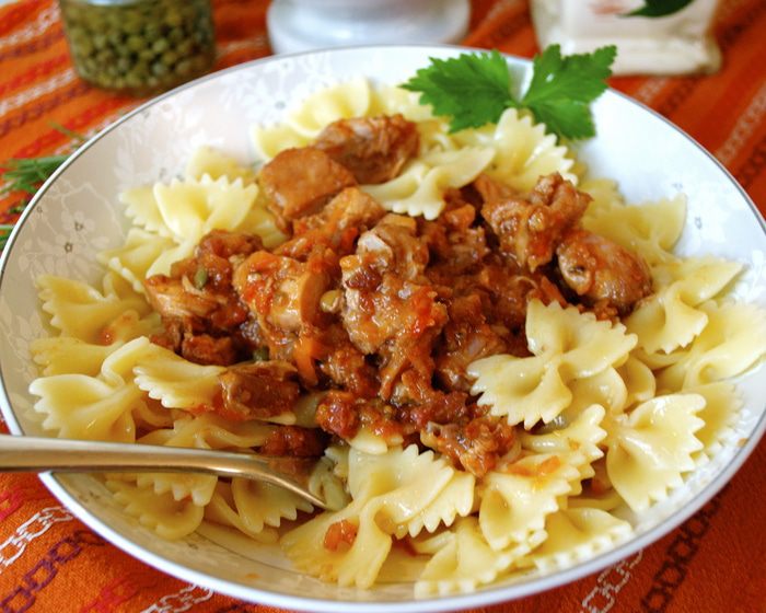 Паста по рецепту тети Мари
