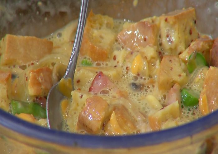 Маффины со спаржей и горчицей