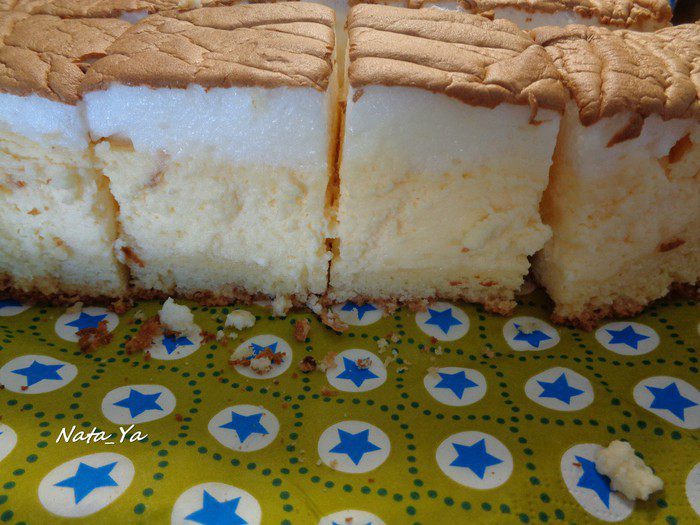 Творожный пирог с противня