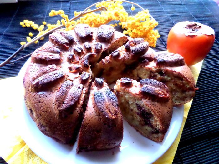 Бананово-шоколадный кекс