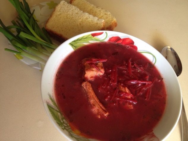 Польский борщ (на пюре)