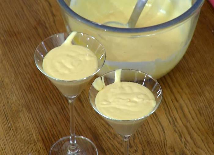 Манговый мусс со сгущенкой