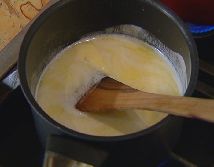 Эклеры с начинкой из творога и зелени