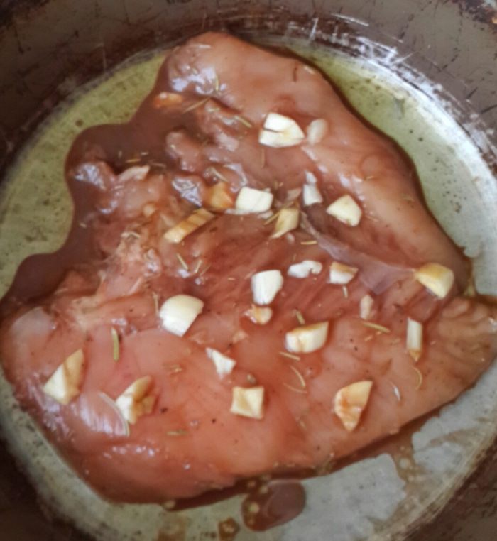 Куриная грудка в маринаде