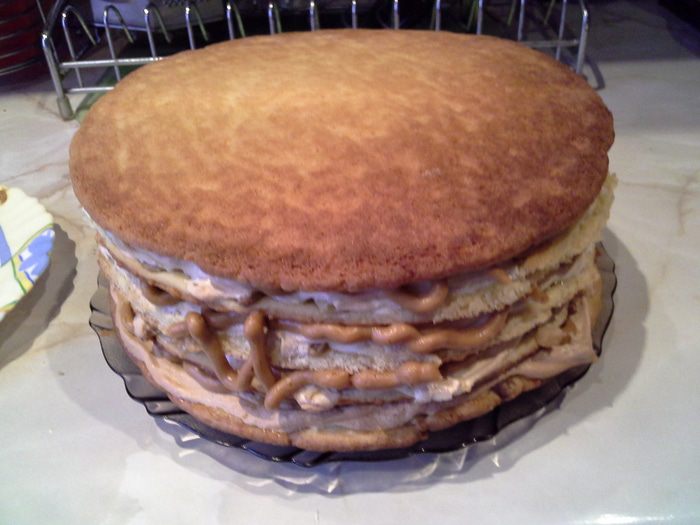 Торт &amp;quot;Особенный&amp;quot;, грецкие орехи под безе