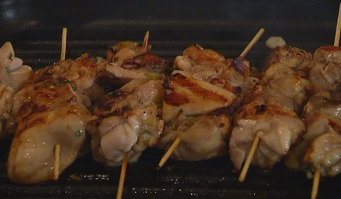 Кебаб из цыпленка с чили и мятой