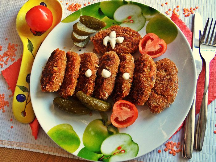 Чечевичные котлетки