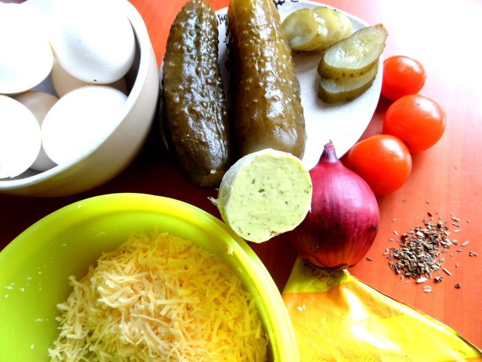 Бутерброды открытые с сырно-яичной начинкой