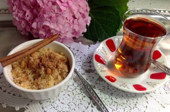 Халва из манки (İrmik Helvası)