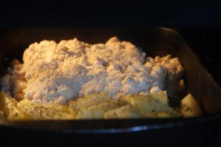 Лососевый крамбл